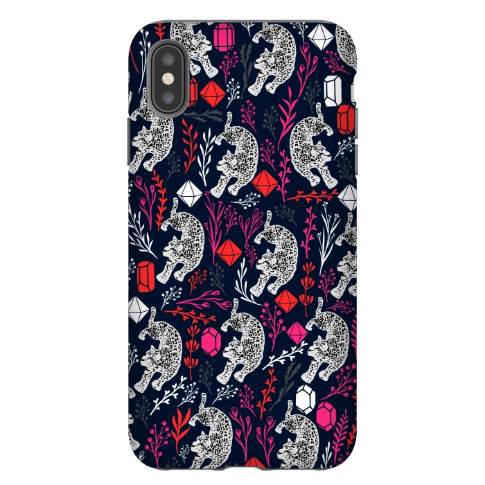 iPhone Xs Max StrongFit Snow Leopard by Karolina