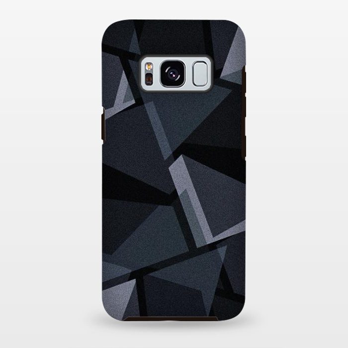 Galaxy S8 plus StrongFit Black geometric by Jms