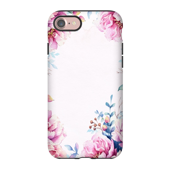 iPhone 7 StrongFit Blush Spring Flowers  by  Utart