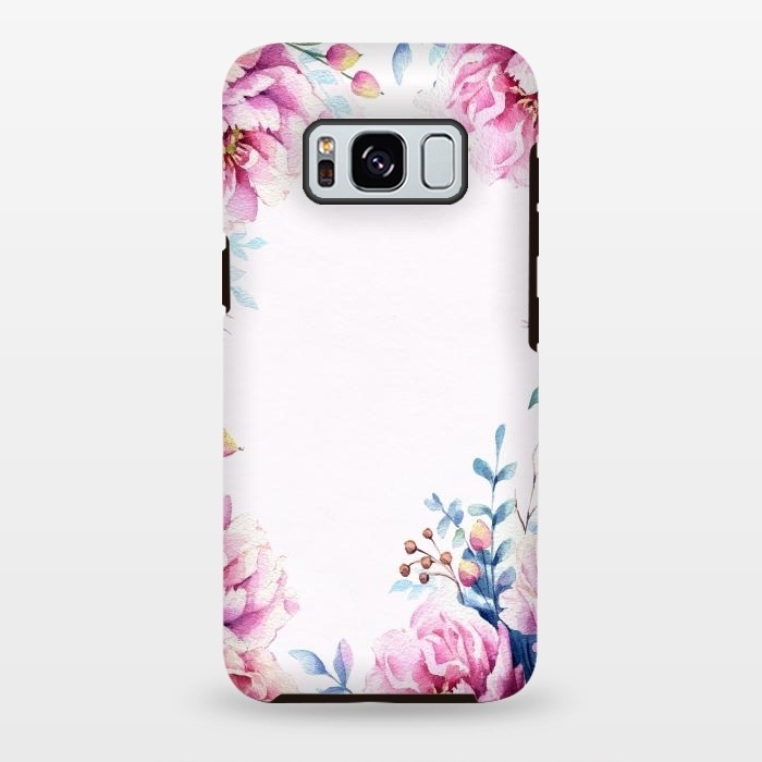 Galaxy S8 plus StrongFit Blush Spring Flowers  by  Utart