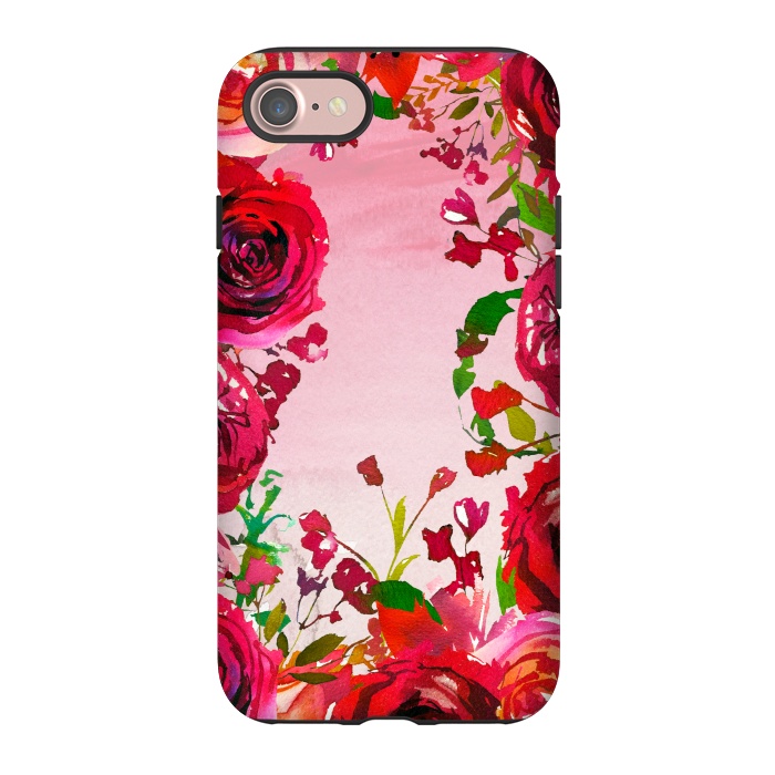 iPhone 7 StrongFit Moody red Rose Flowers by  Utart