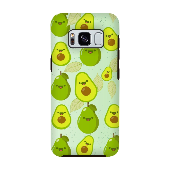 Galaxy S8 StrongFit avocado love pattern by MALLIKA