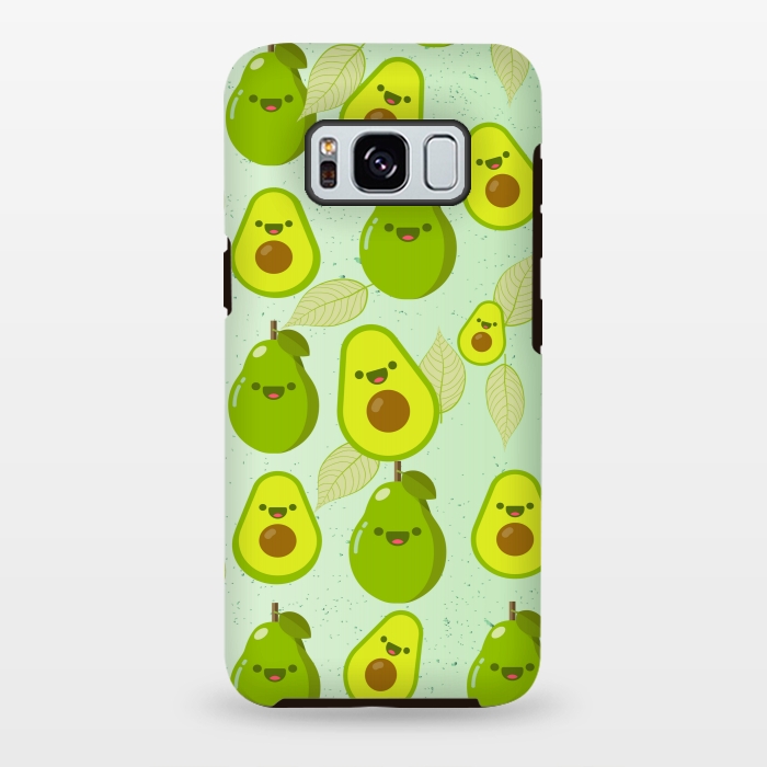 Galaxy S8 plus StrongFit avocado love pattern by MALLIKA