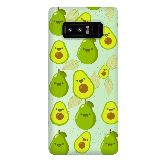 Galaxy Note 8 StrongFit avocado love pattern by MALLIKA