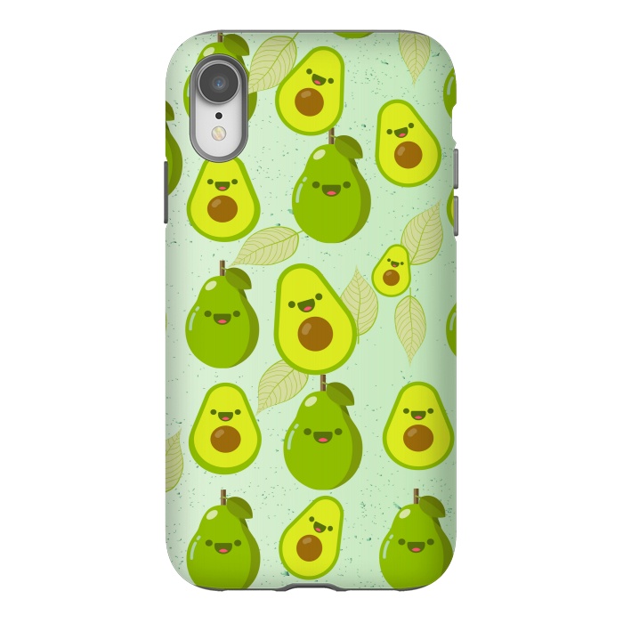 iPhone Xr StrongFit avocado love pattern by MALLIKA