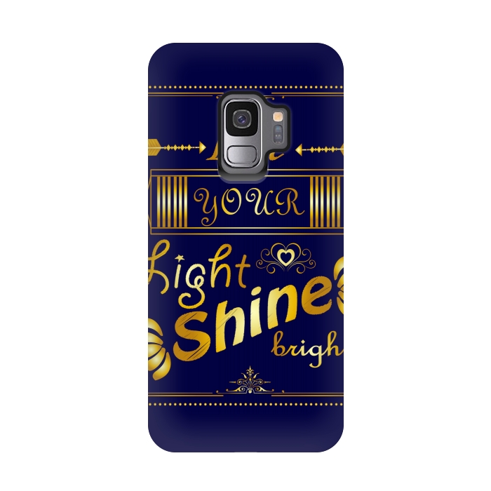 Galaxy S9 StrongFit let your light shine bright by MALLIKA