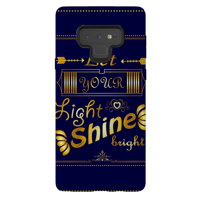 Galaxy Note 9 StrongFit let your light shine bright by MALLIKA