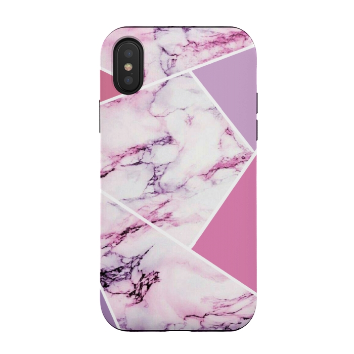 iPhone Xs / X StrongFit Violet Marble by CAS