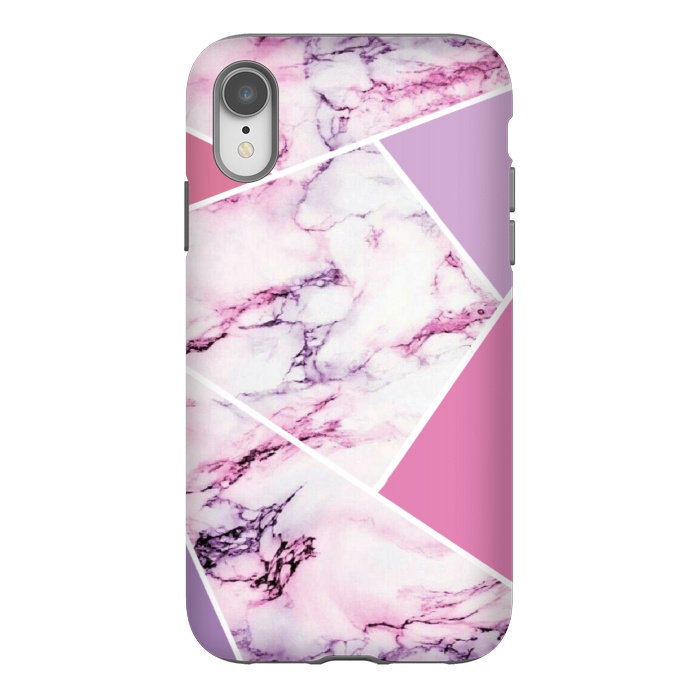 iPhone Xr StrongFit Violet Marble by CAS