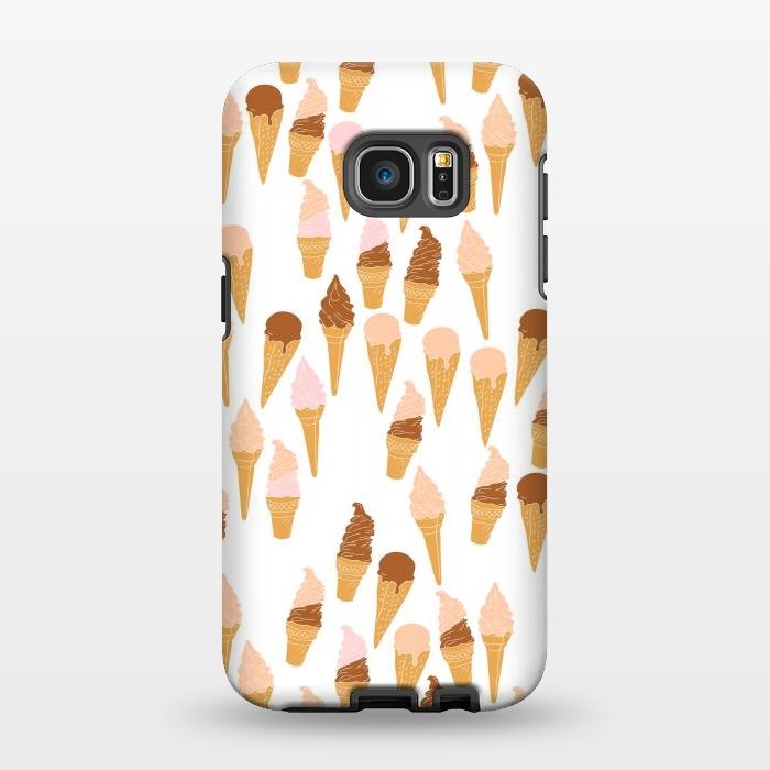 Galaxy S7 EDGE StrongFit Cute Ice Cream by Karolina