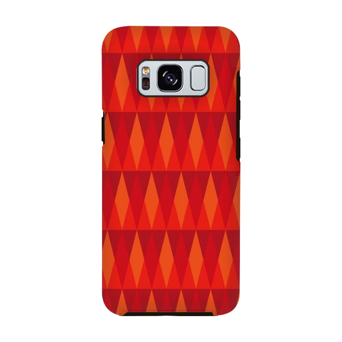 Galaxy S8 StrongFit Fire Triangles by Majoih
