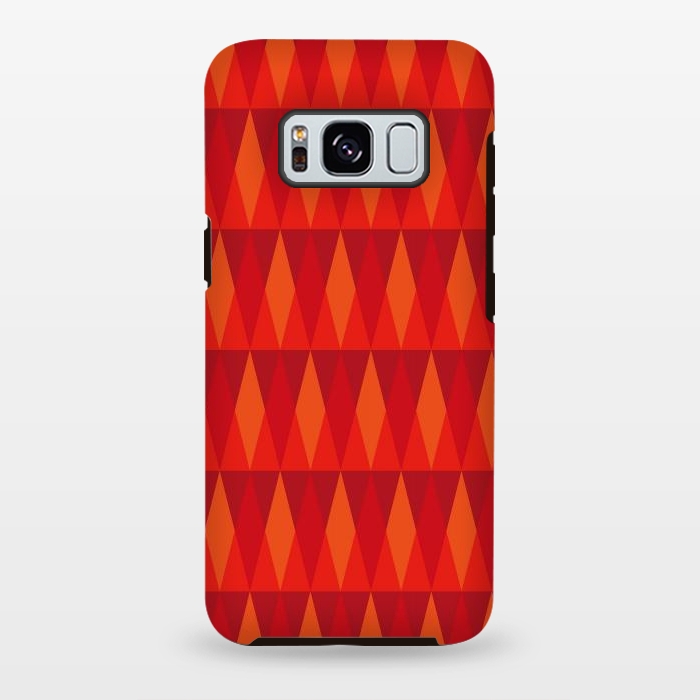 Galaxy S8 plus StrongFit Fire Triangles by Majoih