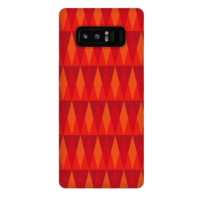 Galaxy Note 8 StrongFit Fire Triangles by Majoih