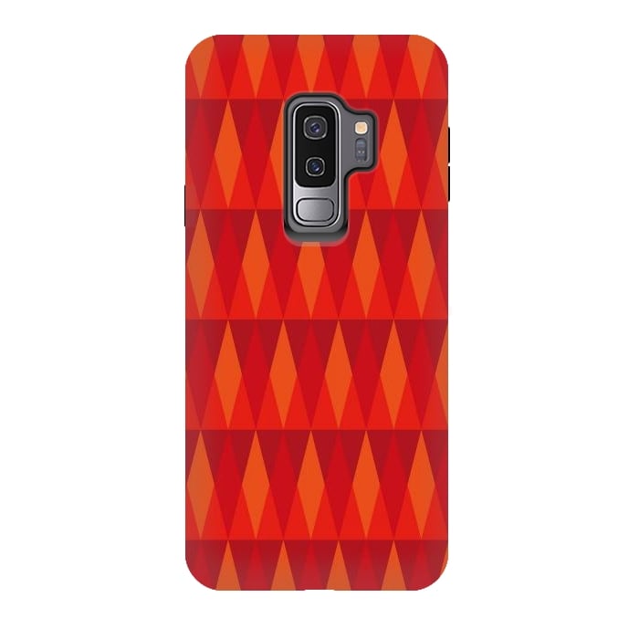 Galaxy S9 plus StrongFit Fire Triangles by Majoih