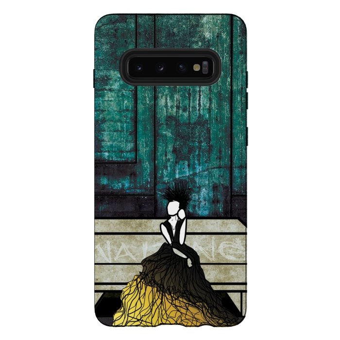 Galaxy S10 plus StrongFit Waiting by Amy Smith