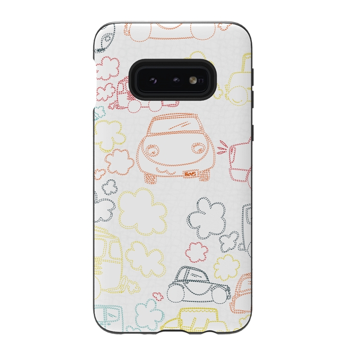 Galaxy S10e StrongFit Stitched Cars by MaJoBV