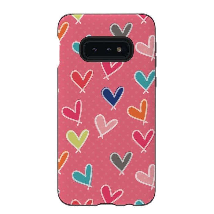 Galaxy S10e StrongFit Pink Blow Me One Last Kiss by Rosie Simons