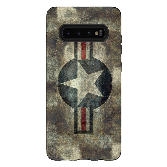 Galaxy S10 plus StrongFit Airforce Roundel Retro by Bruce Stanfield