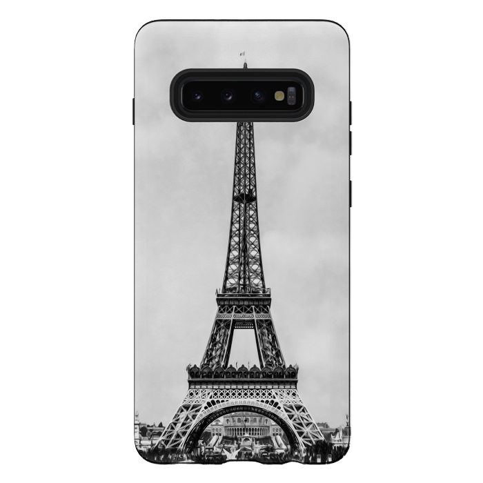 Galaxy S10 plus StrongFit Tour Eiffel Retro by Bruce Stanfield