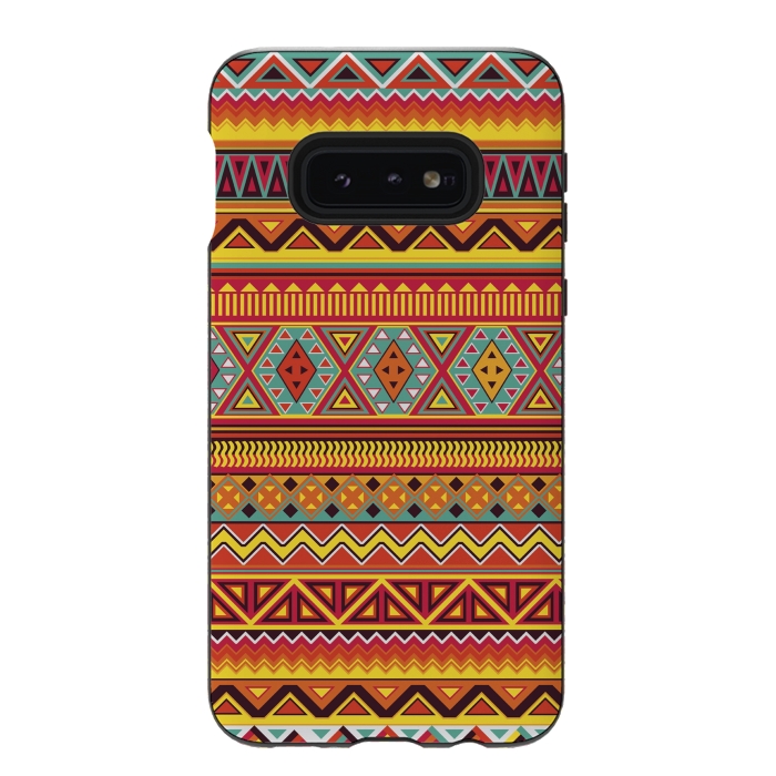 Galaxy S10e StrongFit AZTEC PATTERN by Diego Tirigall