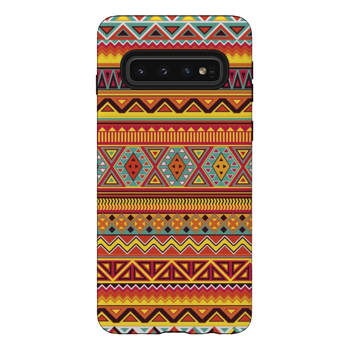 Galaxy S10 StrongFit AZTEC PATTERN by Diego Tirigall