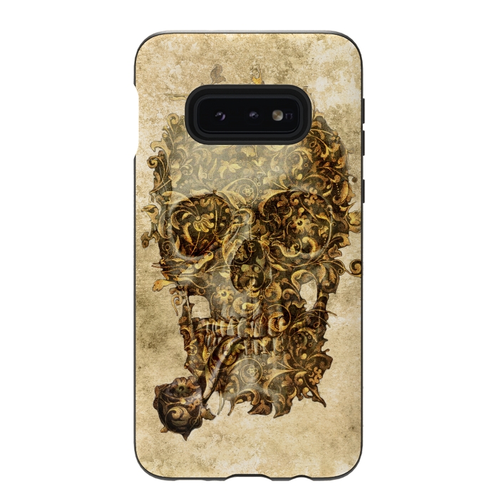 Galaxy S10e StrongFit LORD SKULL 2 by Diego Tirigall