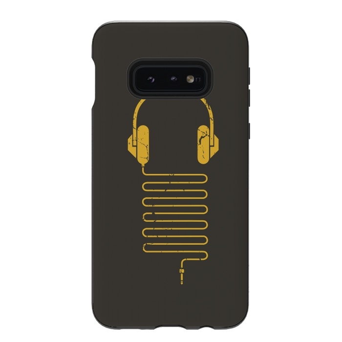 Galaxy S10e StrongFit GOLD HEADPHONES by Sitchko