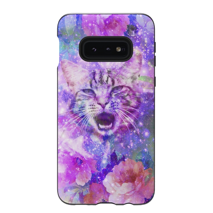 Galaxy S10e StrongFit Cat Sc by Girly Trend