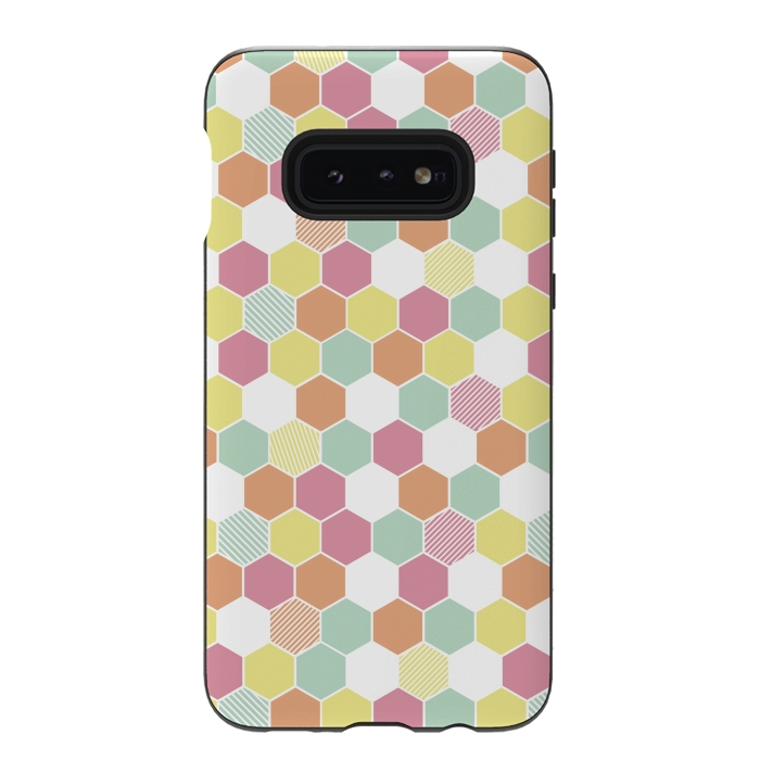 Galaxy S10e StrongFit Geo Hex by Alice Perry Designs