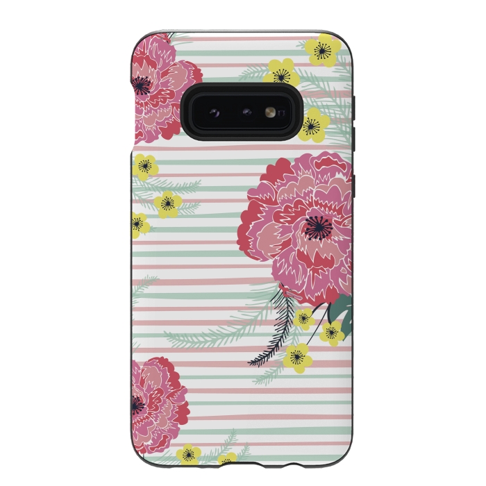 Galaxy S10e StrongFit Tea Party by Alice Perry Designs