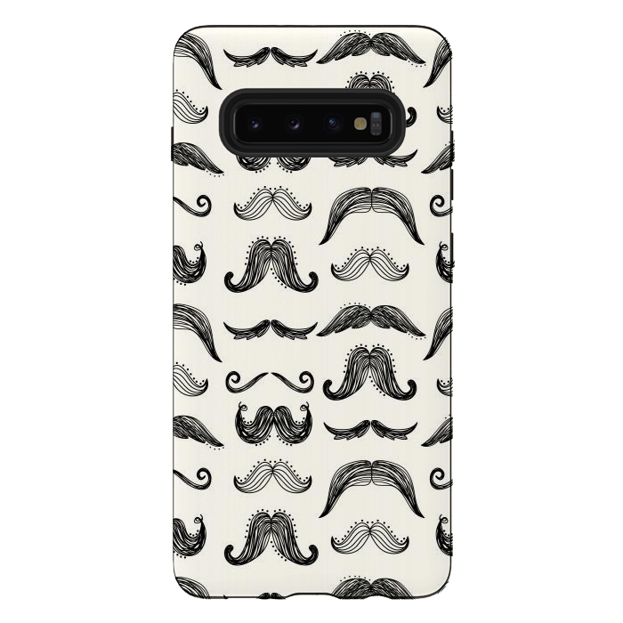 Galaxy S10 plus StrongFit Moustache by TracyLucy Designs