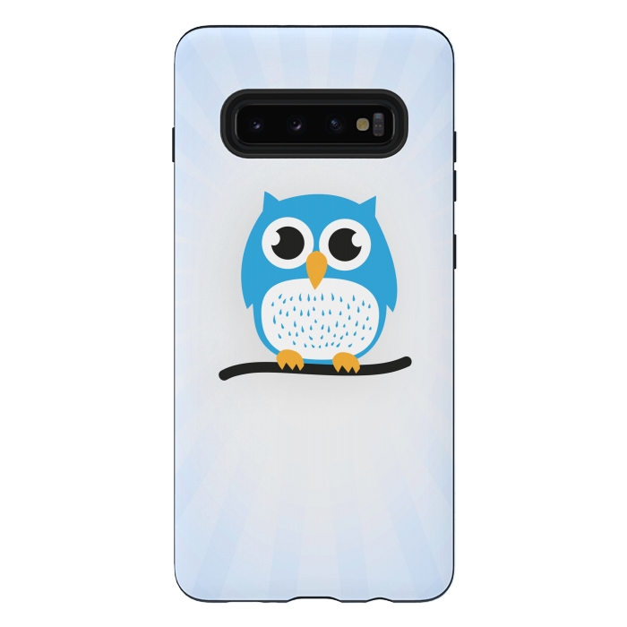 Galaxy S10 plus StrongFit Sweet Cute Owl by Philipp Rietz