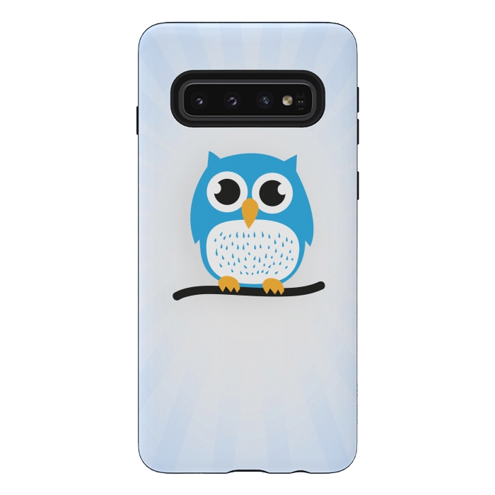 Galaxy S10 StrongFit Sweet Cute Owl by Philipp Rietz