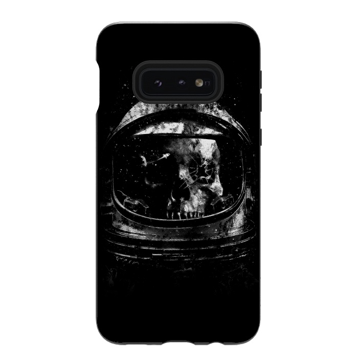 Galaxy S10e StrongFit The Space Traveler by Mitxel Gonzalez