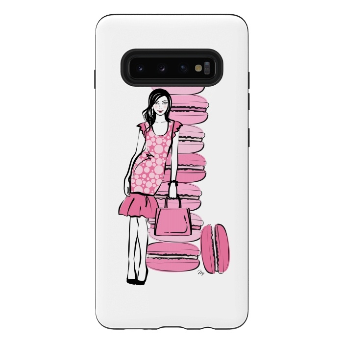 Galaxy S10 plus StrongFit Macaron Lover by Martina