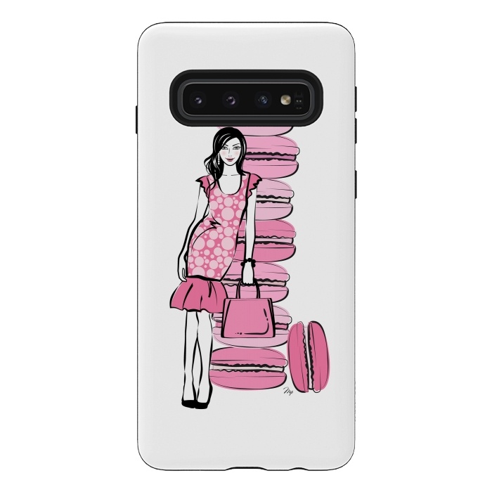 Galaxy S10 StrongFit Macaron Lover by Martina