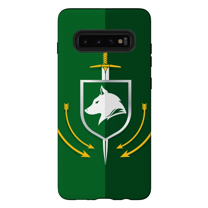 Galaxy S10 plus StrongFit Legion of the Wolf by Alejandro Orjuela