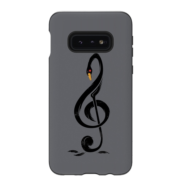 Galaxy S10e StrongFit Black Swan's Melody by Steven Toang