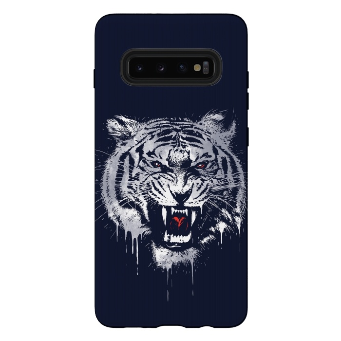 Galaxy S10 plus StrongFit Melting Tiger by Steven Toang