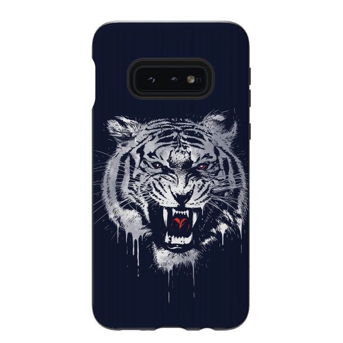 Galaxy S10e StrongFit Melting Tiger by Steven Toang