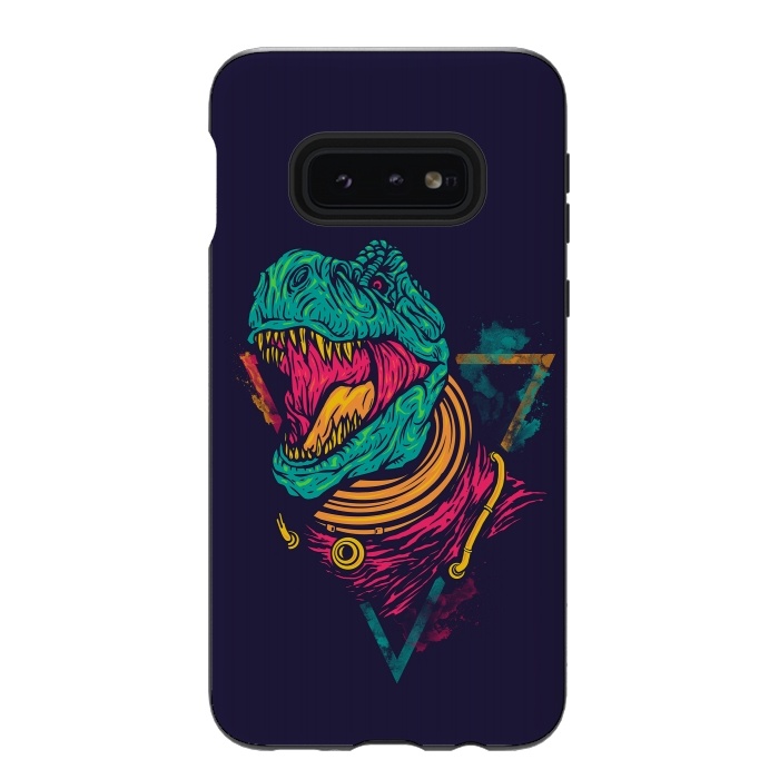 Galaxy S10e StrongFit Space Rex by Steven Toang