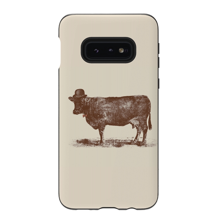Galaxy S10e StrongFit Cow Cow Nut by Florent Bodart