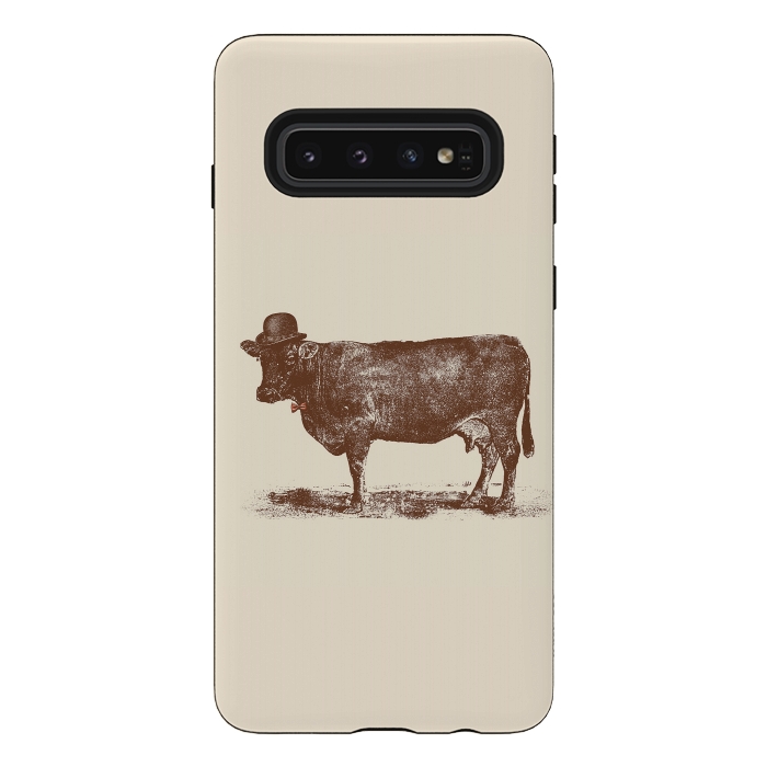 Galaxy S10 StrongFit Cow Cow Nut by Florent Bodart