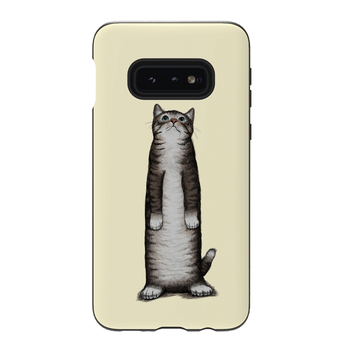 Galaxy S10e StrongFit Look Cat by Tummeow