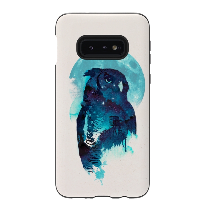 Galaxy S10e StrongFit Midnight Owl by Róbert Farkas