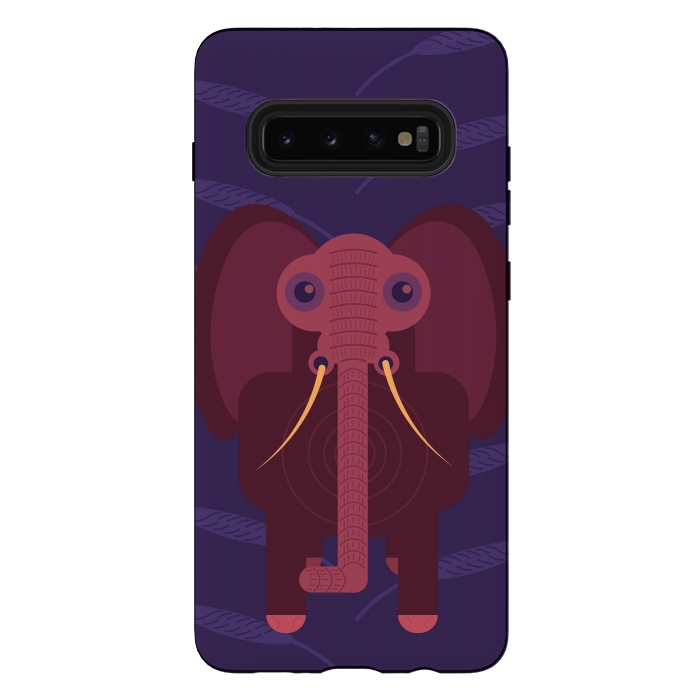 Galaxy S10 plus StrongFit Elephant  by Parag K
