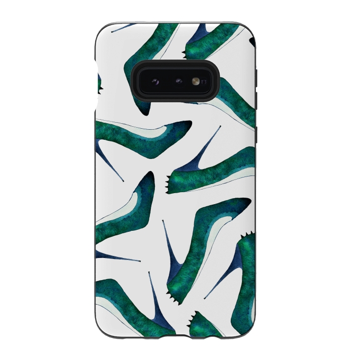 Galaxy S10e StrongFit Green With Envy by Amaya Brydon