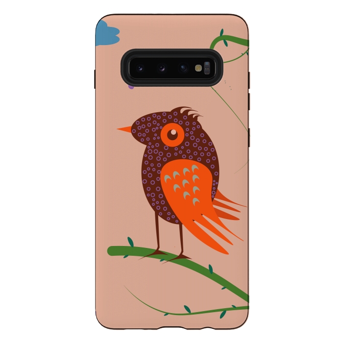 Galaxy S10 plus StrongFit Bird by Parag K