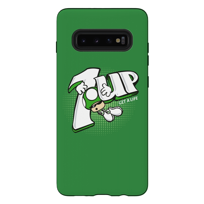 Galaxy S10 plus StrongFit 1UP Get a Life by Samiel Art