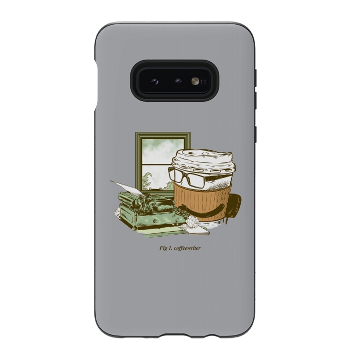 Galaxy S10e StrongFit Coffee Writer by M SAFII MAINIAL